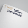 Creative Agency Lollies Handmade logo Letterhead design mockup