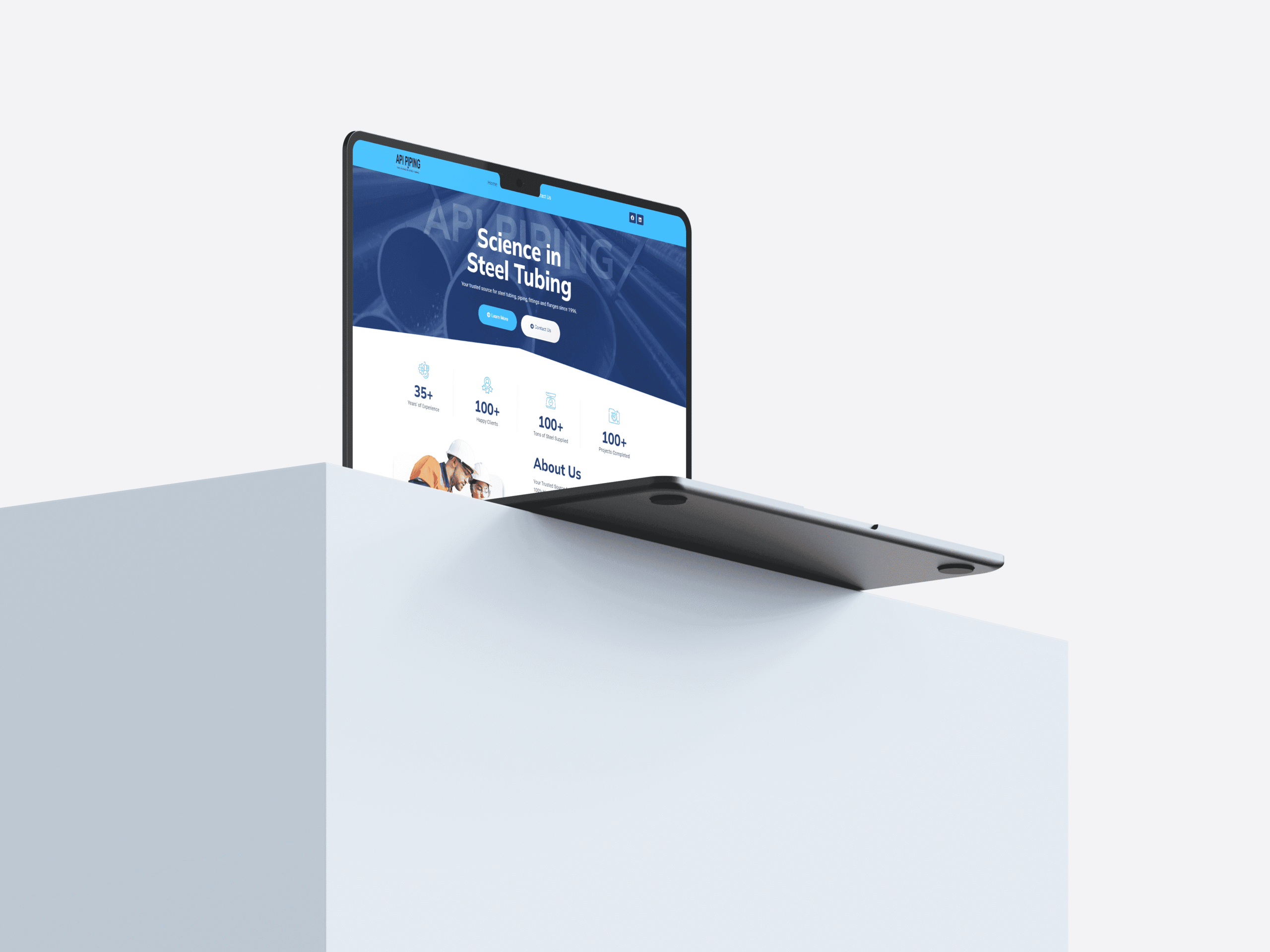 API Website redevelopment Mockup SEO