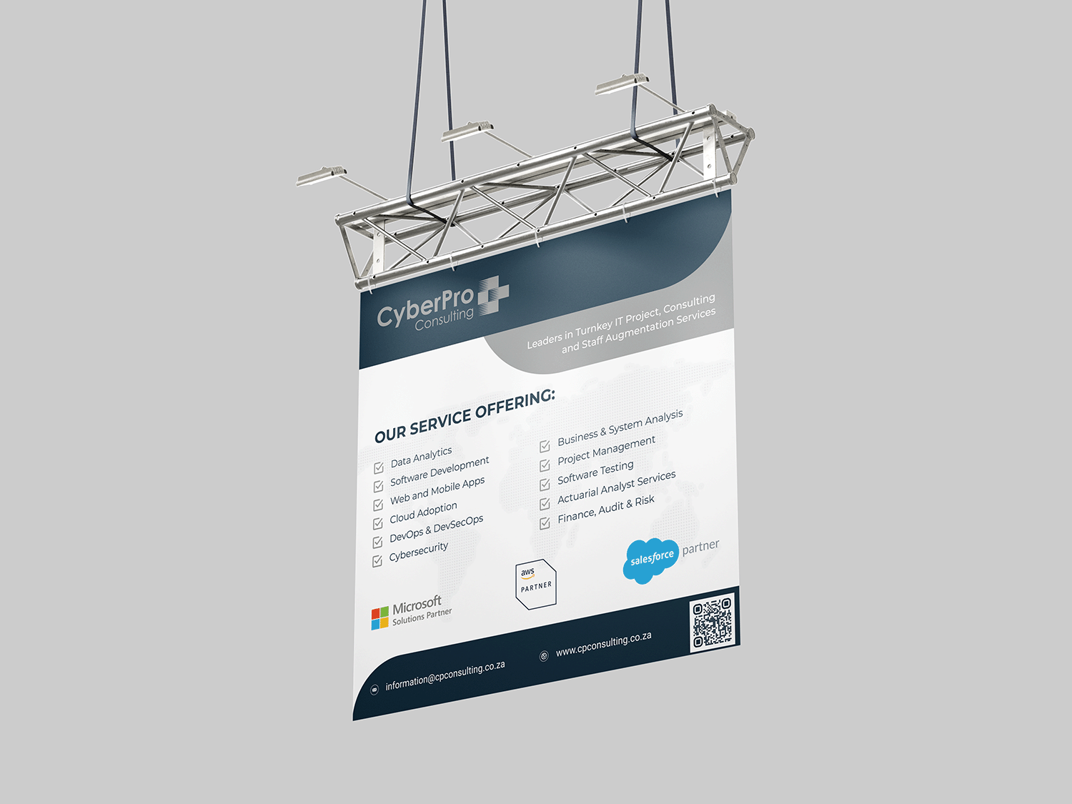 CyberPro Square Banner Mockup