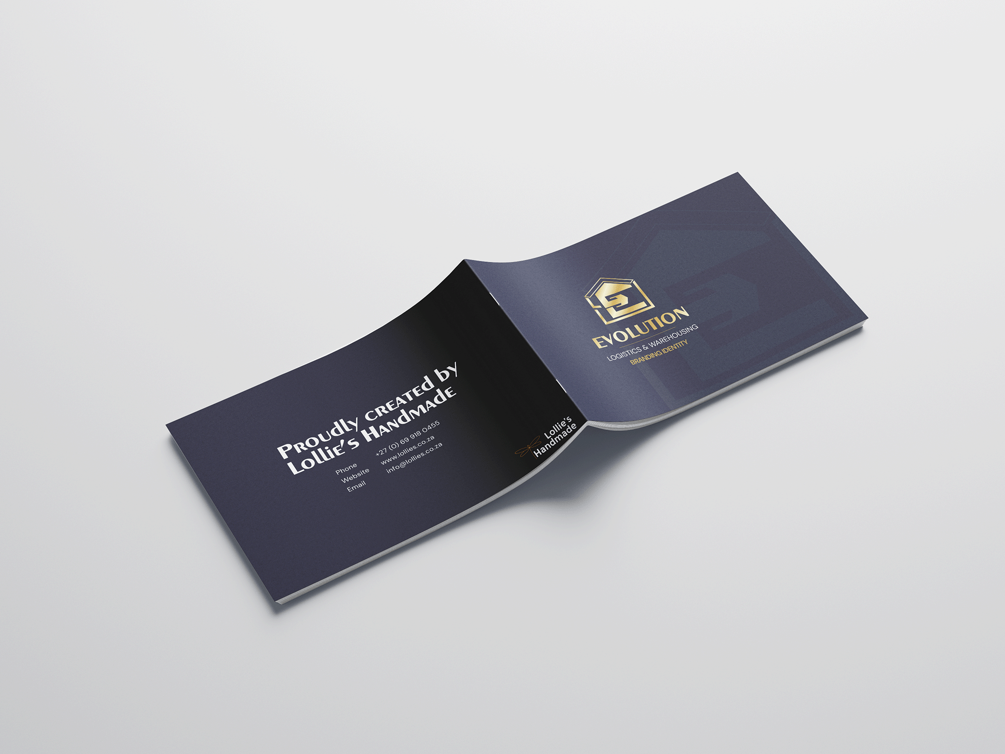 Evolution Logistics & Warehousing Brand Identity Mockup