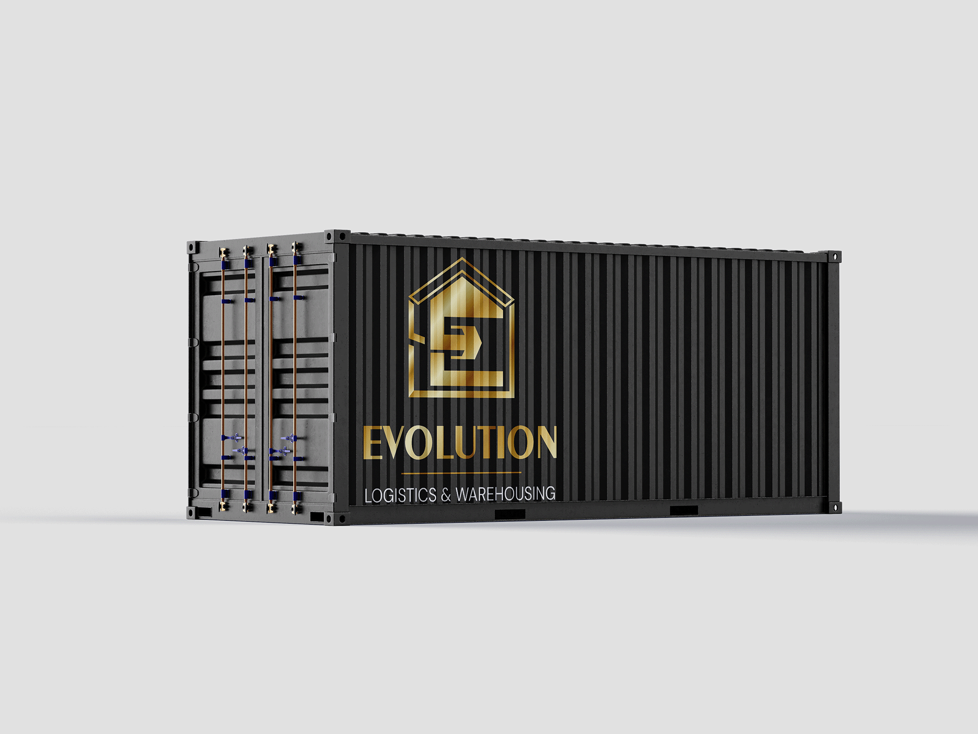 Evolution Logistics & Warehousing Logo Mockup